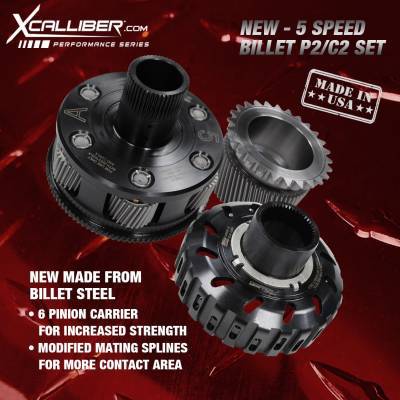 Built Allison Transmissions & Parts - XCalliber Performance Billet P2 & C2 Sets