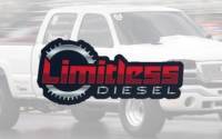 Limitless Diesel - Red/Silver Clutch Stickers 3-Pack  3x1.5"