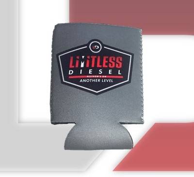 Limitless Diesel - Slim Can Koozie 2-pack Grey