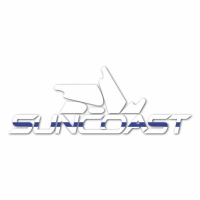 SunCoast Diesel - THIN BLUE LINE VINYL DECAL