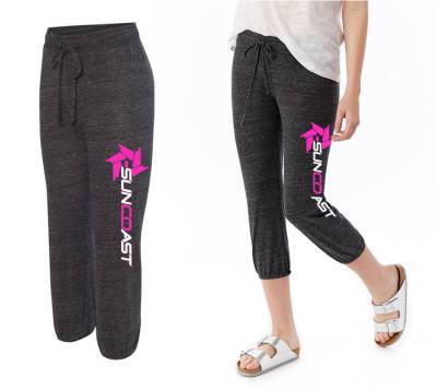 SunCoast Diesel - Women's Jogger Pants (Eco-Black and Pink)