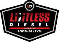 Limitless Diesel - Slim Can Koozie 2-pack Grey