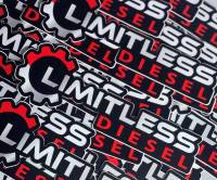 Limitless Merchandise - Swag Pack - Limitless Diesel - Limitless Sticker 8x3"